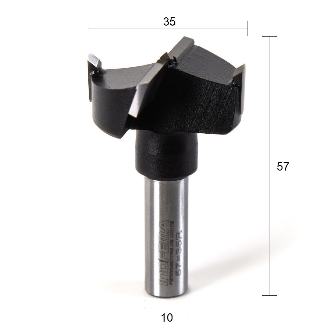 Broca para Dobradiça HW Ø35x57mm (Direita) - Cód. 6800.05